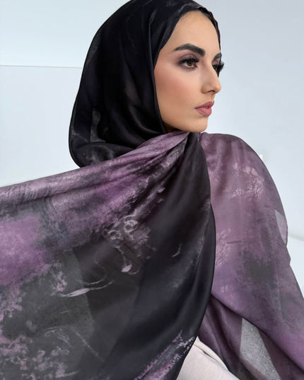 Tie Dye Modal Hijab - Mystic