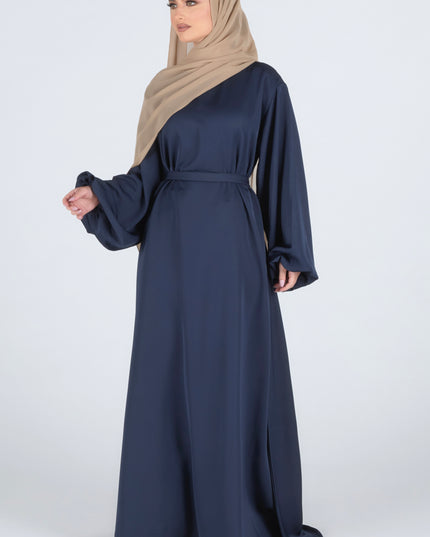 Navy Flare Closed Abaya