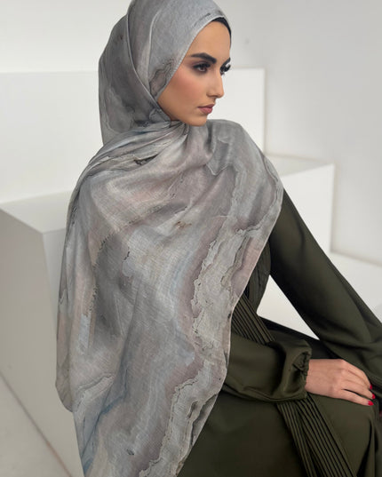 Tie Dye Modal Hijab - Ocean