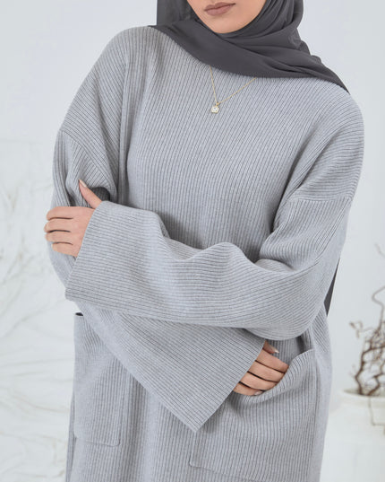 MODEST JUMPER GREY DRESS