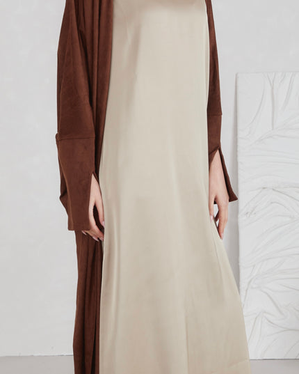 Satin Sleeveless Slip - Gold