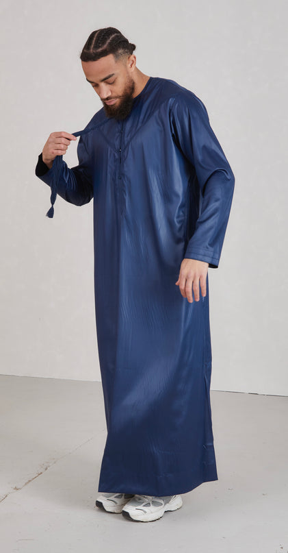 Men's Emirati Thobe - Navy