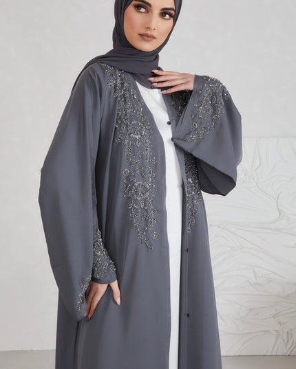 Malak Abaya - Grey
