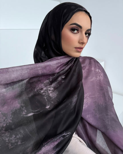 Tie Dye Modal Hijab - Mystic
