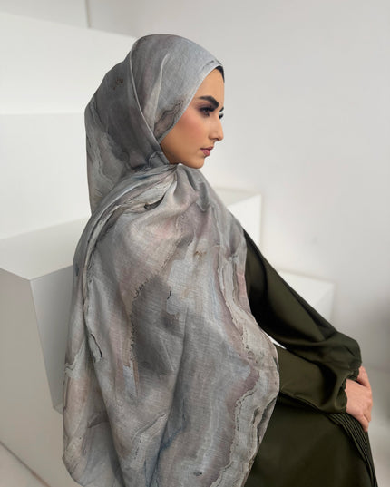 Tie Dye Modal Hijab - Ocean