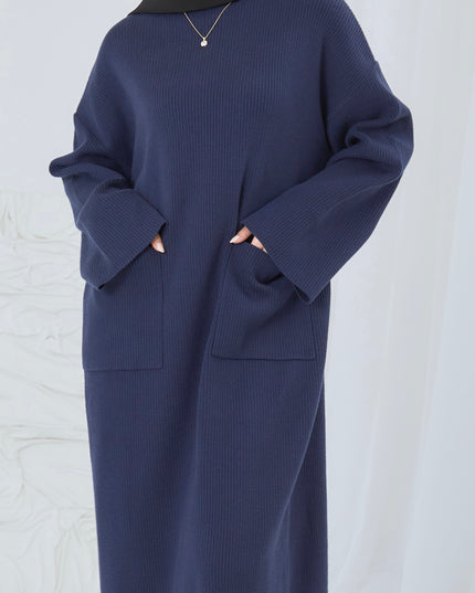 MODEST JUMPER NAVY DRESS