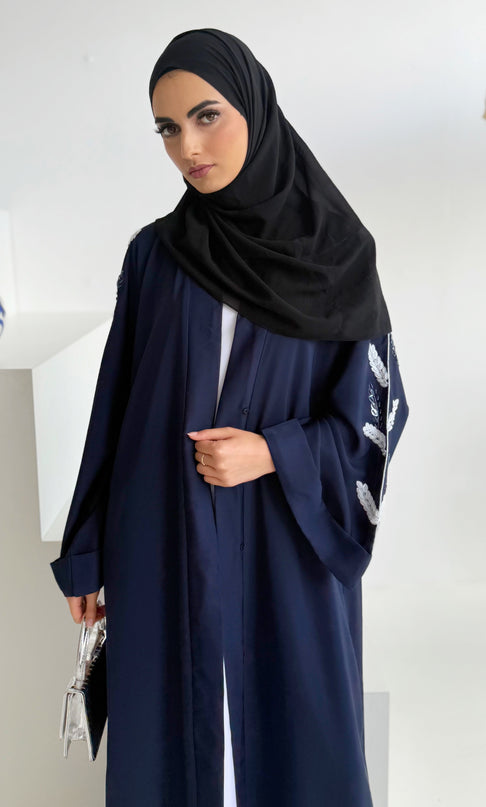 Navy Elham Abaya