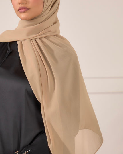 Chiffon Hijab - Stone