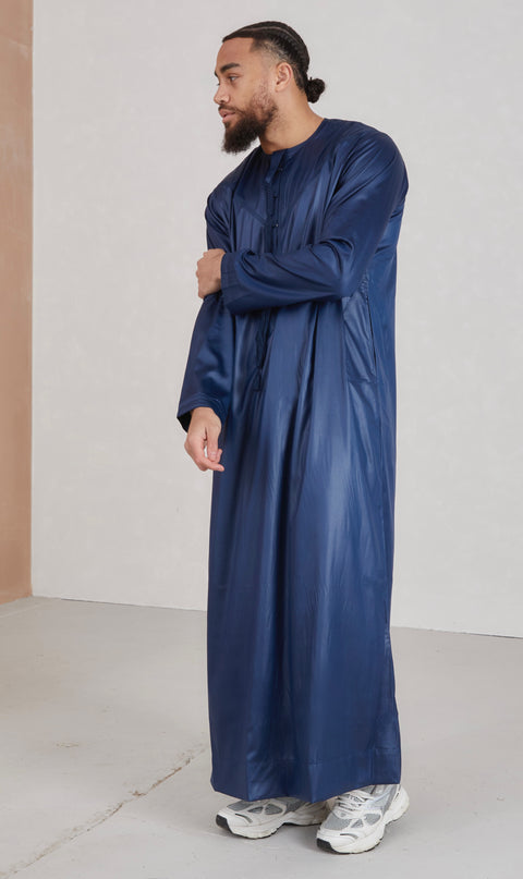 Men's Emirati Thobe - Navy