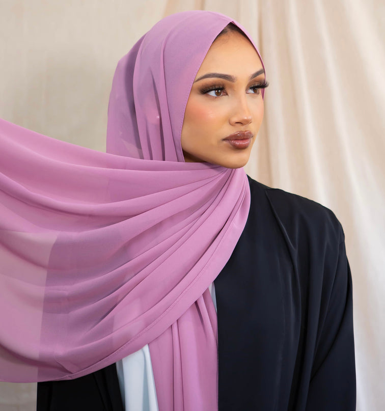 Chiffon Hijab - Blush Pink